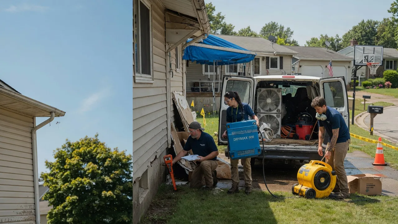 Ceiling Leak Cleanup in Gresham, WI near me
